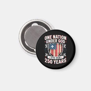 Eine Nation unter Gott 1776 2026 Magnet