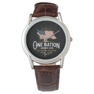 Eine Nation unter Gott 250 Jahre Segen Armbanduhr