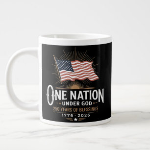 Eine Nation unter Gott 250 Jahre Segen Jumbo-Tasse