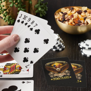 Eine Nation unter Gott 250 Jahre Segnungen Spielkarten