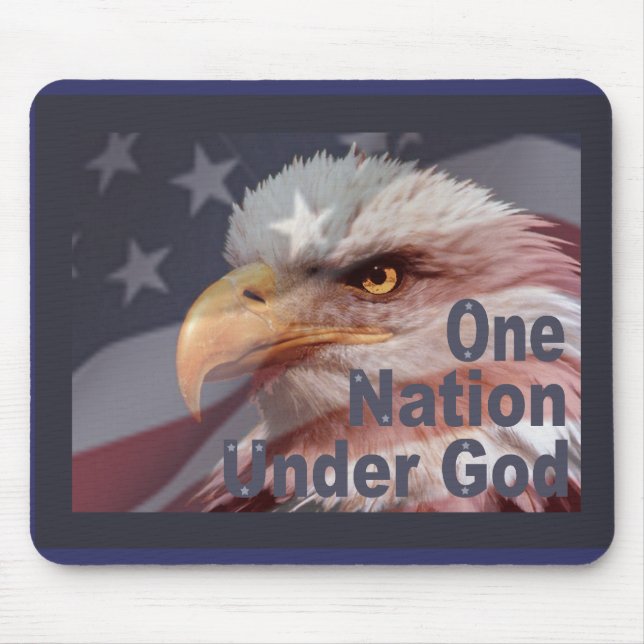 EINE NATION UNTER GOTT durch SHARON SHARPE Mousepad (Vorne)