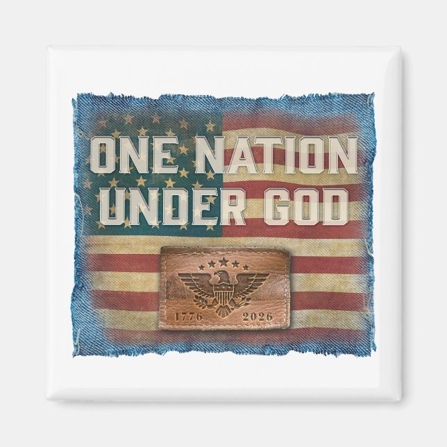 Eine Nation unter Gott - Magnet (Vorne)