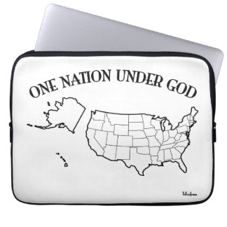 Eine Nation unter Gott mit US-Gliederung Laptopschutzhülle