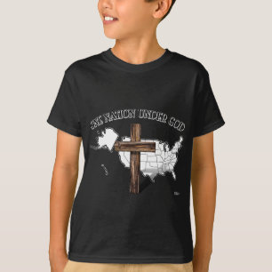 Eine Nation unter Gott mit US-Gliederung T-Shirt