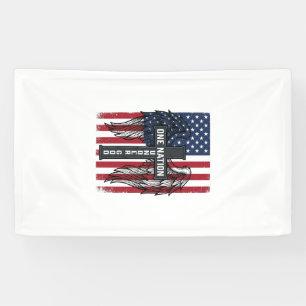 Eine Nation unter Gott Patrioten Kreuz Flügel Shir Banner