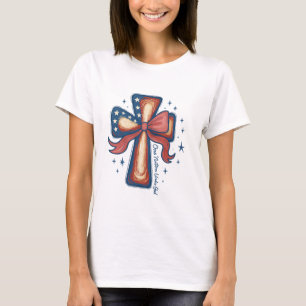 Eine Nation unter Gott - Patriotisches Christliche T-Shirt