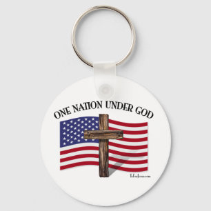 Eine Nation unter Gott Schlüsselanhänger