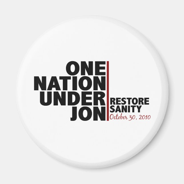 eine Nation unter Jon (Stewart) Magnet (Vorne)