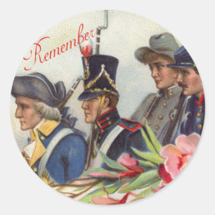 Eine Nation Vintage Patriotische Aufkleber