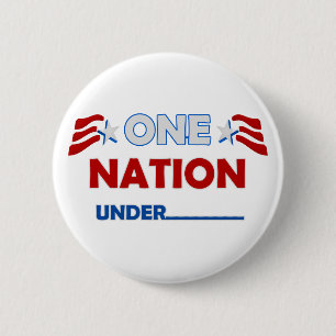 Eine Nations-Unterstreichung Button