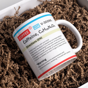 Eine neuartige Coffein-Tasse Kaffeetasse
