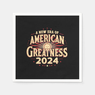 Eine neue Ära amerikanischer Großzügigkeit 2024 -  Serviette