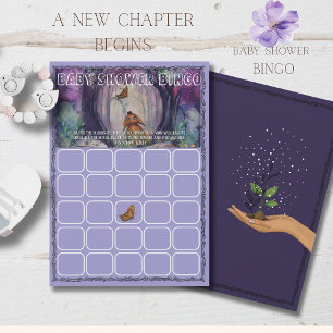 Eine neue Ära beginnt Bingo-Spiel Baby Shower Kart Einladung