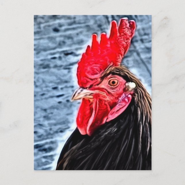 Eine neue digitale Kunst Postkarte (Vorderseite)