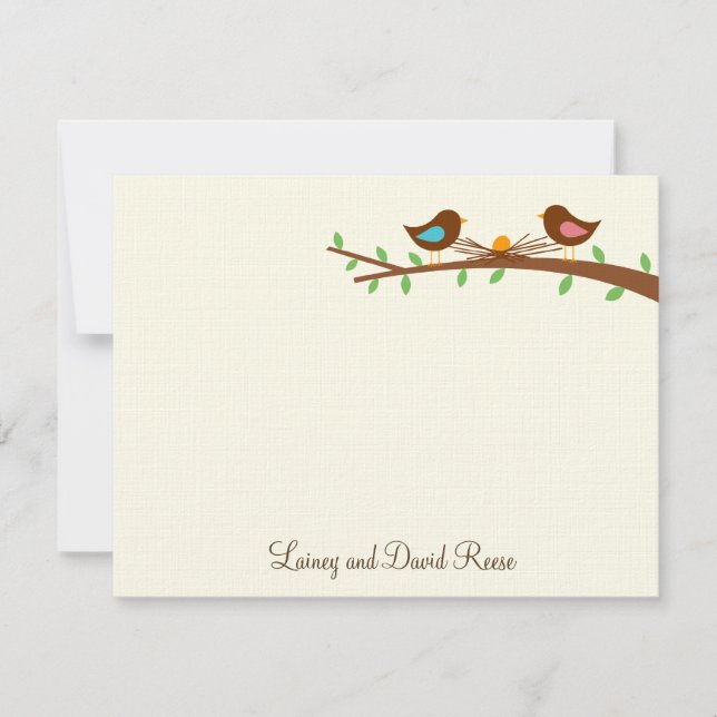 Eine neue Eierdecke Danke-Karte Dankeskarte (Vorderseite)