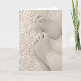 Eine neue Glückwünsche für das Baby Karte