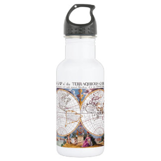 Eine neue Karte der Erdbebenflasche Trinkflasche