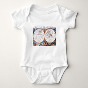Eine neue Karte des fürchterlichen Globe Baby Body Strampler