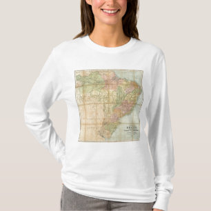 Eine neue Karte von Brasilien T-Shirt