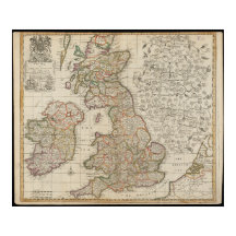 Eine neue Karte von England, Schottland und Irland
