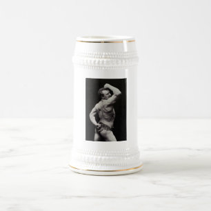 Eine neue Pose von StrongMen Eugen Sandow Bodybuil Bierglas