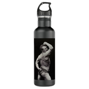 Eine neue Pose von StrongMen Eugen Sandow Bodybuil Edelstahlflasche