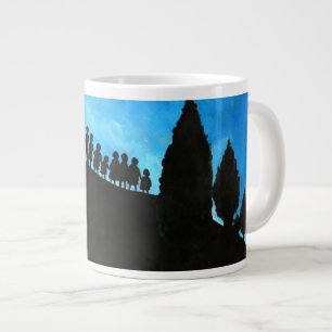 Eine neue steigende Dämmerung 2008 Jumbo-Tasse