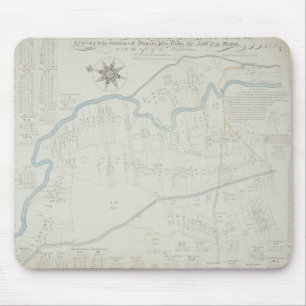 Eine neue und korrekte Karte von Mietpferd-Sumpf, Mousepad
