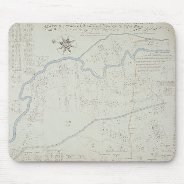 Eine neue und korrekte Karte von Mietpferd-Sumpf, Mousepad (Vorne)