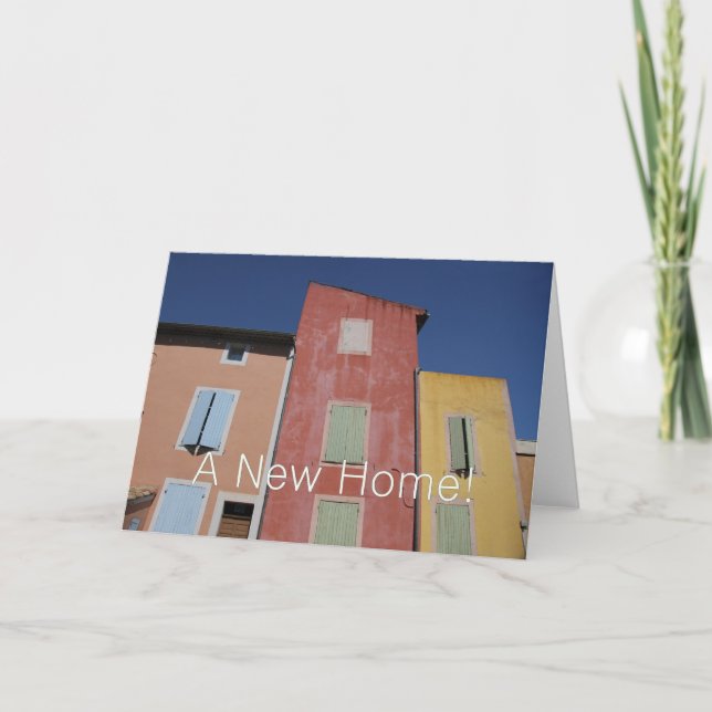 Eine neue Zuhause-Karte Ankündigung (Vorderseite)