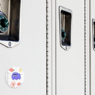Eine nicht so schreckliche Monster-Blumentaschen-T Magnet