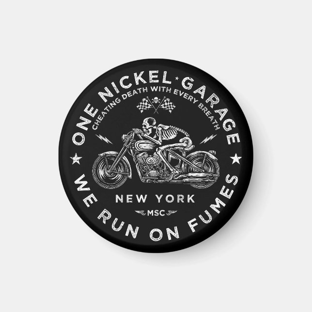 Eine Nickelgarage / Wir laufen auf Rauch / Magnet (Vorne)