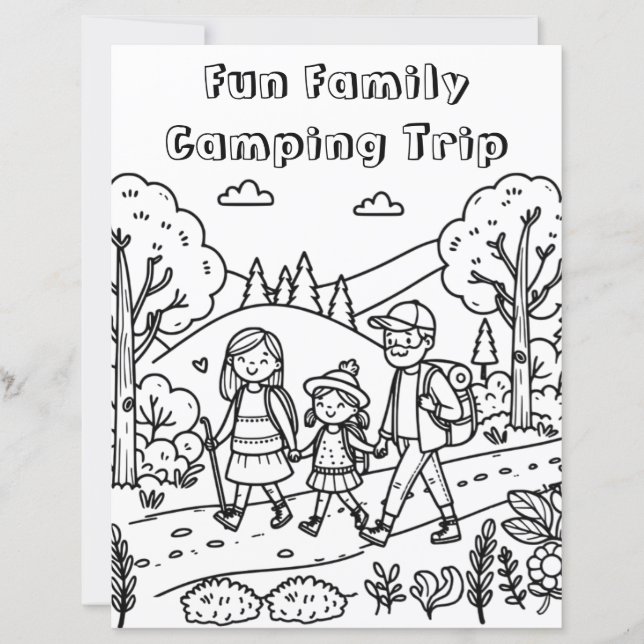 Eine niedliche Familienwanderungs- und Camping-Far (Vorderseite)