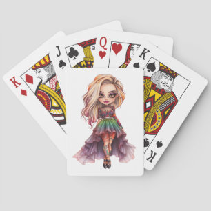 Eine Niedliche Girl Halloween Design Collection 11 Spielkarten