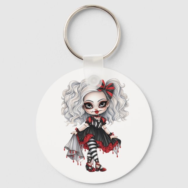 Eine Niedliche Girl Halloween Design Collection 7 Schlüsselanhänger (Vorderseite)