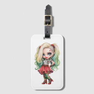 Eine Niedliche Girl Halloween Design Collection 9 Gepäckanhänger