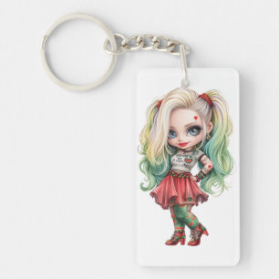 Eine Niedliche Girl Halloween Design Collection 9 Schlüsselanhänger