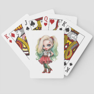 Eine Niedliche Girl Halloween Design Collection 9 Spielkarten