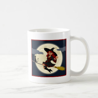 Eine niedliche Hexe Kaffeetasse