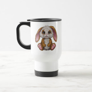 Eine niedliche Kaninchen-Tasse Reisebecher