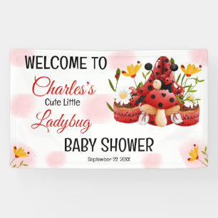 Eine Niedliche kleine Ladybug ist auf dem Weg zur Banner