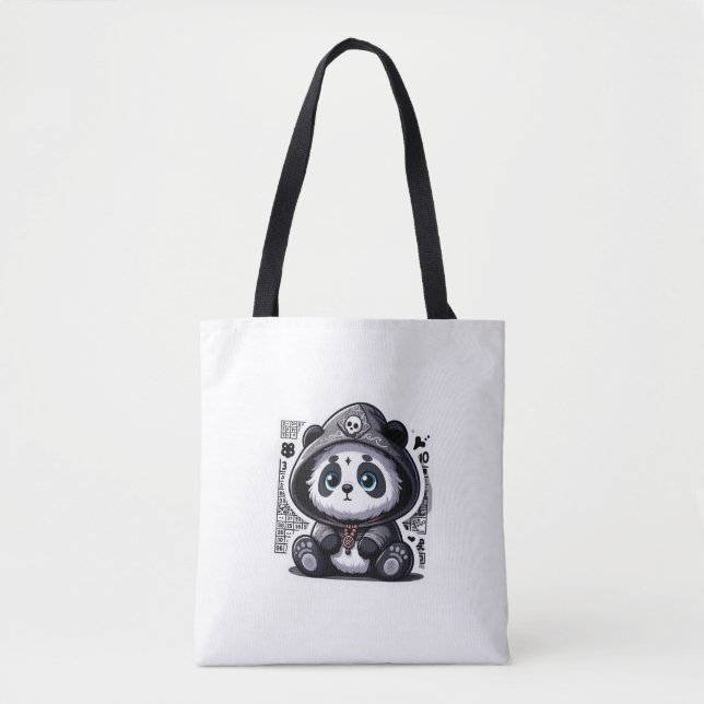 Eine niedliche Panda-Tasche Tasche (Vorderseite)