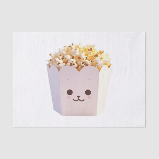Eine Niedliche Tube Popcorn Seidenpapier (Vorderseite)