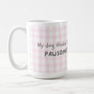 Eine niedliche und süße Tasse für Hundefreunde
