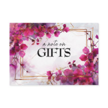 Eine Notiz über Geschenke Fuchsia Verzauberung: Wa