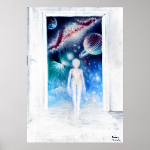Eine offene Tür zum Universum Poster