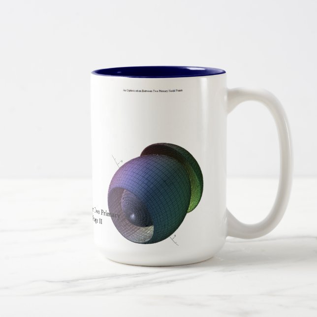 Eine Optimierung zwischen zwei Primärknotenpunkten Zweifarbige Tasse (Rechts)