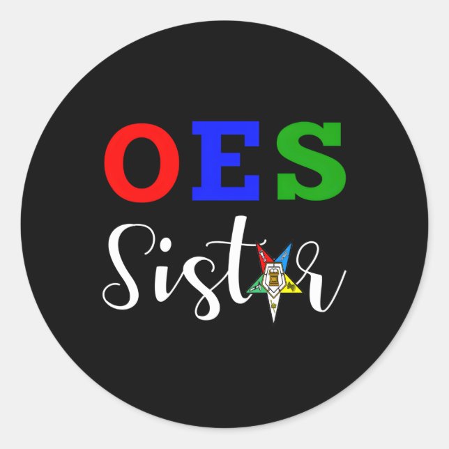 Eine Ordnung der Sistar Sisterhood Runder Aufkleber (Vorderseite)