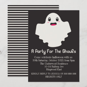 EINE PARTY FÜR DIE GHULE HALLOWEEN EINLADUNG
