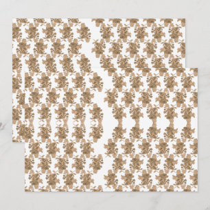 Eine perfekt symmetrische Reflektion eines Berges Einladung
